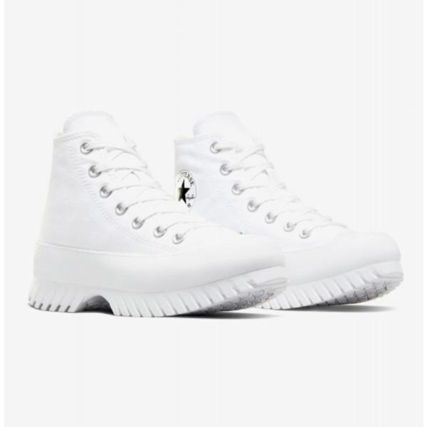 Converse High Top Canvas Sneakers White A00871c