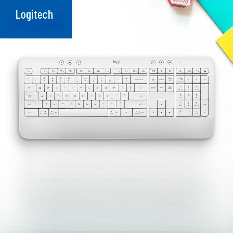 

Logitech K650 Wireless Dual-Mode Keyboard with Palm Rest
