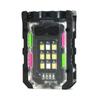 LED Mini Keychain Flashlight USB Charging High Bright Flashlight 400mAh Portable Hat Clip Lamp for Camping Fishing Walking