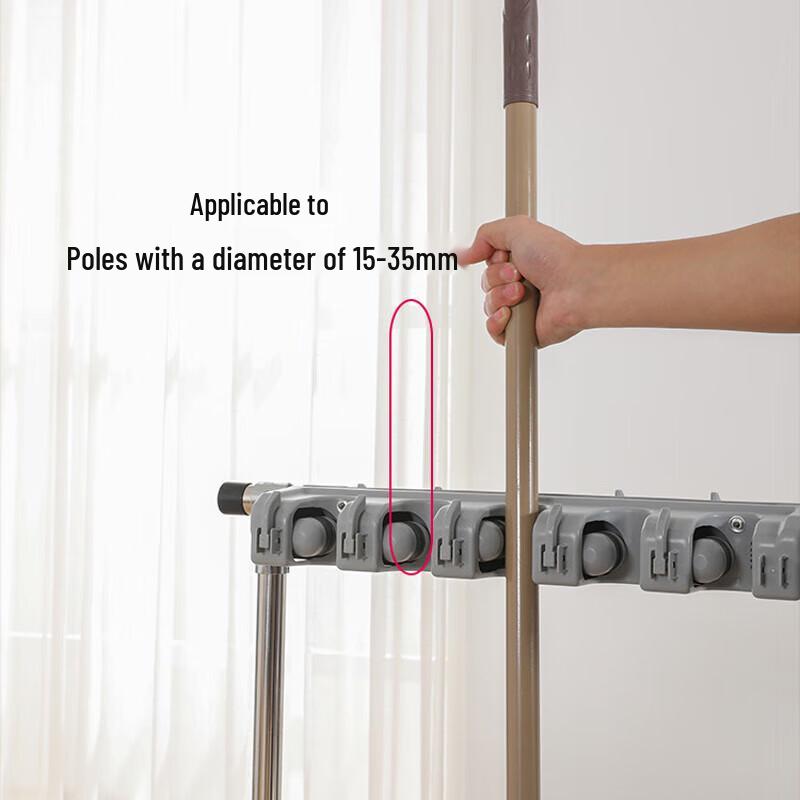 Longdai Stainless Steel Movable Cleaning Tool Organizer