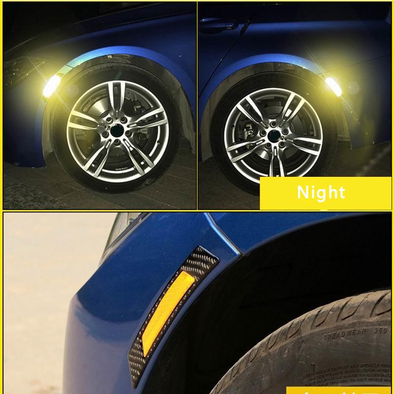 Warning Car Reflective Strip Security Tag Car Door Bumper Sticker Anti-collision Safety Mark Auto Side Anti-scratch