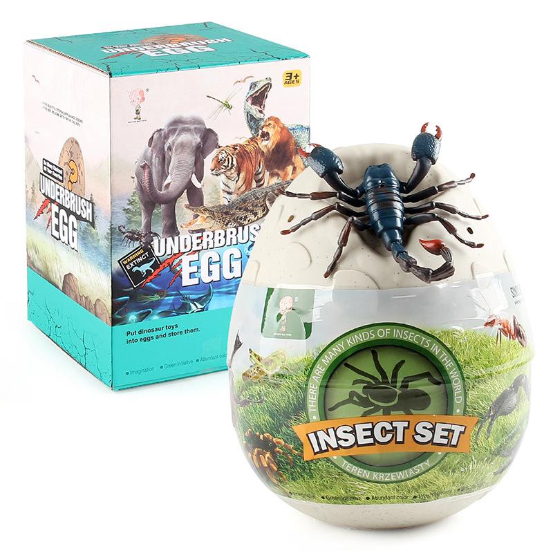20-Piece Set Of Children'S Insect Model Ornaments, Scene Maps, Cognitive Animal Models, Early Education Toys