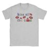 Kiss All The Time Harrys Art Sticker TShirts Unisex Women Styles Hipster 100 Cotton Tees Short Sleeve T Shirts Gift Idea Tops