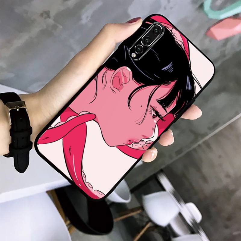 

Художественный креативный ударопрочный чехол для телефона для Huawei G7 G8 P7 P8 P9 P10 P20 P30 Lite Mini Pro P Smart Plus Cove Fundas p40lite