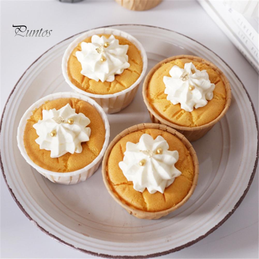 50 piezas de envoltorios para cupcakes, pasteles, vasos de papel, bandejas para muffins y postres