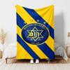 1pc Blanket - Football club logo Print Design, Lightweight Blanket for Sofa, Bed- Soft &Warm, Gift for All Seasons