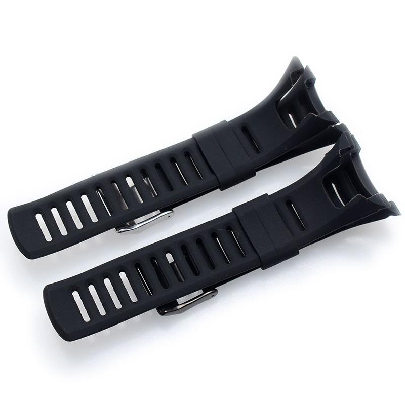 For Suunto Ambit 3 Peak / Ambit 2 Buckle Rubber Watchbands Correa Silicone Gel Wristband Bracelet Sports Watch Strap Band