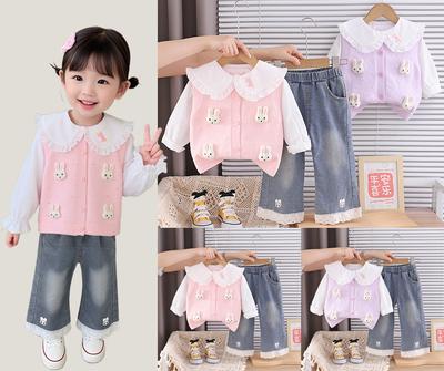 Kinder Freizeit Langarm Set, Bequeme Alltagsoutfits