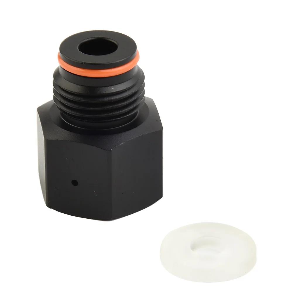 Regulator Svart Aluminium Sexkantigt Kopplingsset TR21-4 Tank Till Adapter Akvarium Passar Hem T21-4 Omvandlare Cylinder