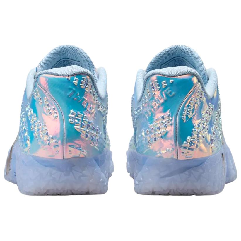 Nike Ja 3 Morant III LX EP Etykieta ostrzegawcza Wygodne dopasowanie Buty do koszykówki Unisex sneakers Lodowy Niebieski IB6510-400