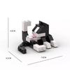 60Pcs/set Cat Figires Model Animal Series Building Blocks DIY Assembly Model Education Toys For Kids Desktop Ornaments