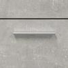 Bathroom Cabinet with Mirror Concrete Grey Particleboard