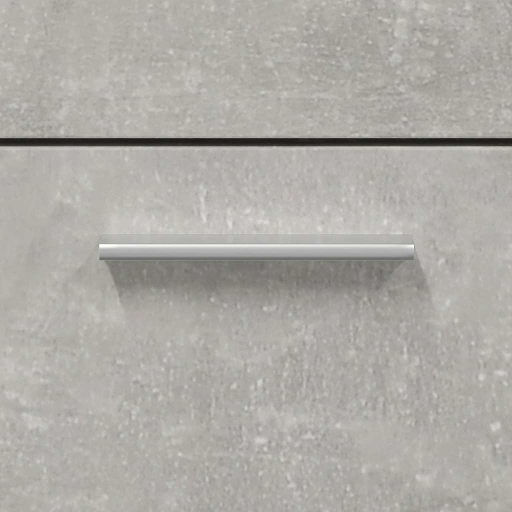 Bathroom Cabinet with Mirror Concrete Grey Particleboard