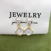 Natural freshwater pearl earrings, classic style, seashells, dynamic earrings, light luxury and high-end jewelry