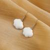 Cute Cloud Earrings Women'S White Cloud Earrings European Temperament Stud Earrings