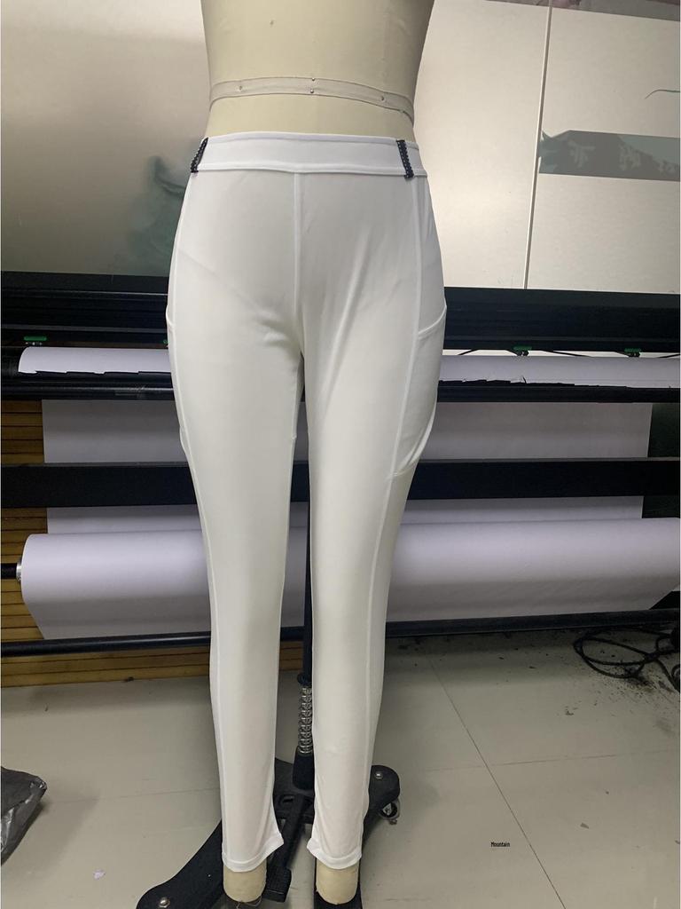 European Aristocratic Elastic Equestrian Pants - Women's Casual Hip-lifting Design