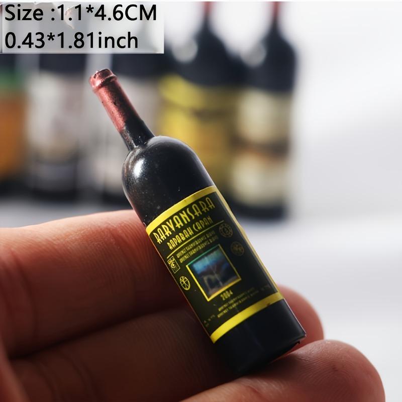 10 Stück Mini Plastik Weinflaschen Set - Perfekt für Heimdeko & Weihnachtsgeschenke