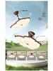 Retro French Creamy Ceiling Fan Light for Living Room, Dining Room, and Children's Bedroom