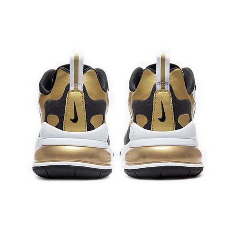 Nike Air Max 270 React White Metallic Gold CW7298-100
