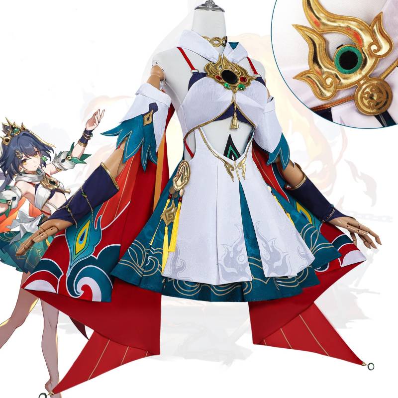 Rail Star Honkai Yunli Cosplay Costume Game Character Hallowmas Fashion Party