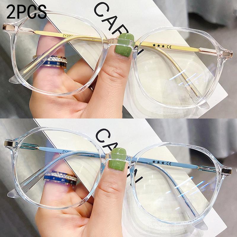 1PCS Ins Brand Korean Sunglasses Frames Trendy Multi-sided Design For Correcting Myopia 2053 0