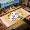 Diddl die Hüpfmaus Druck Kissen Rutschfest Laptop Tablet Großes Mauspade XXL Matte Mini-PC Spielmatte Mit Verriegelter Kante