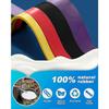 Resistance Bands Set for Men Women,with Different Resistance Levels, for Strength Training Fitness Yoga Toning,(Purple/Red/Black/Yellow)