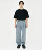 Seleuji Double-Pleat Wide Denim Pants V8_Light Blue