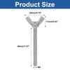 M4 Wing Butterfly Screws Bolts, 10Pcs 304 Stainless Steel Wing Bolt, Hand-Tightened Fasteners for Electronics, Machinery, and Furniture, Easy
