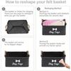 1pcsDurable Felt Pet Toy Storage Box Home Storage Box - Polyester Fiber