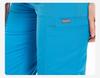 Three-Piece Nurse Scrub Set: V-Neck Jacket, Short-Sleeved Top, Long Pants with Elastic Waist.