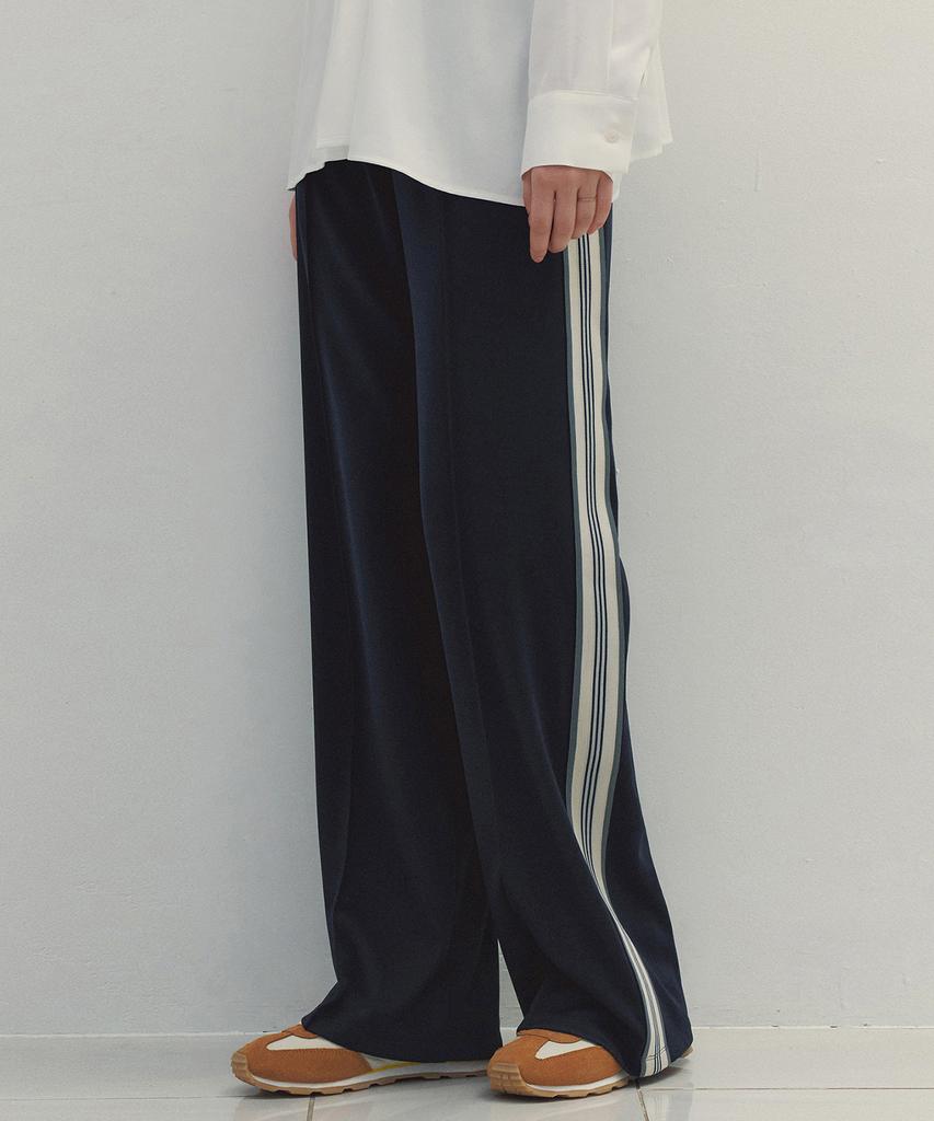NEEV Wide Jersey Track Pants (Navy)