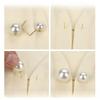 1PCS pearl non-slip safety pins Dress brooch decoration dress waist fastening pins collar adjustment scarf safety fashion