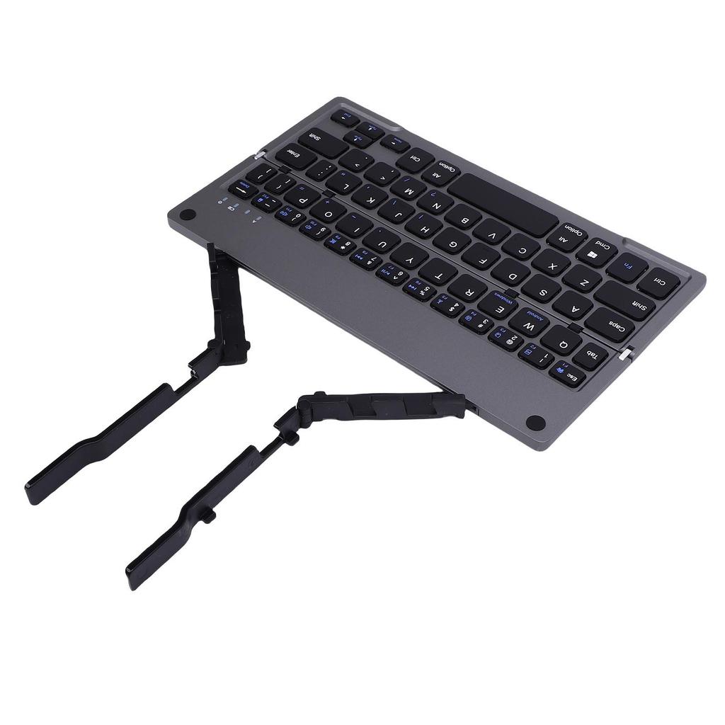 Foldable Keyboard with Phone Stand Small Quiet Folding Portable Lightweight Re Able for Travel Tablet