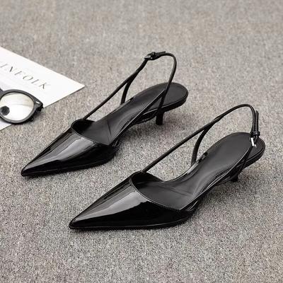 Frauen Spitz Heels Schuhe Sandalen 2024 Kleid Party Mode Sommer Hausschuhe Neue Walking Flip-Flops Pumps Slides