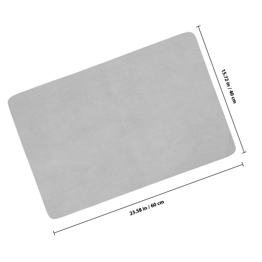 Solid Color Water Absorbing Bathroom Mat Quick Dry Non Slip Floor Pad for Shower Bathtub Comfortable Soft Absorbent Washable