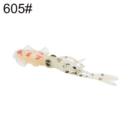 

MUQZI спортивный аксессуар, искусственный кальмар, форма каракатицы, ночная рыбалка, мягкая приманка, приманка, аксессуары для снастей *605 15cm*