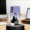 B-Bleach K-Kuchiki Byakuya Phone Case For Samsung S25,S24,S21,S22,S23,S30,Ultra,S20,Plus,Fe,Lite,Note,10,Black Cover