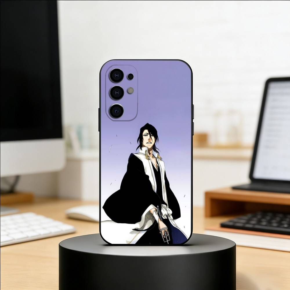 B-Bleach K-Kuchiki Byakuya Phone Case For Samsung S25,S24,S21,S22,S23,S30,Ultra,S20,Plus,Fe,Lite,Note,10,Black Cover