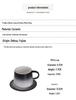 Exquisite High-End Ceramic Coffee Cup & Saucer Set for Home or Office - Light Luxury Mug for Afternoon Tea
