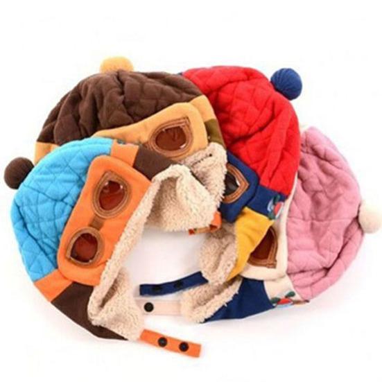 Winter Baby Earflap Toddler Girl Boy Kids Windproof Cap Warm Soft Beanie Hat