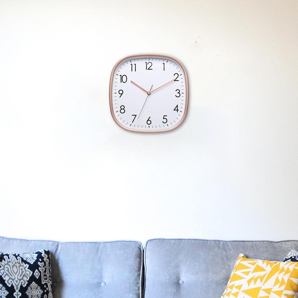 Wall Clock Hanging Degn Clascal Digital for Office Household Gym Golden