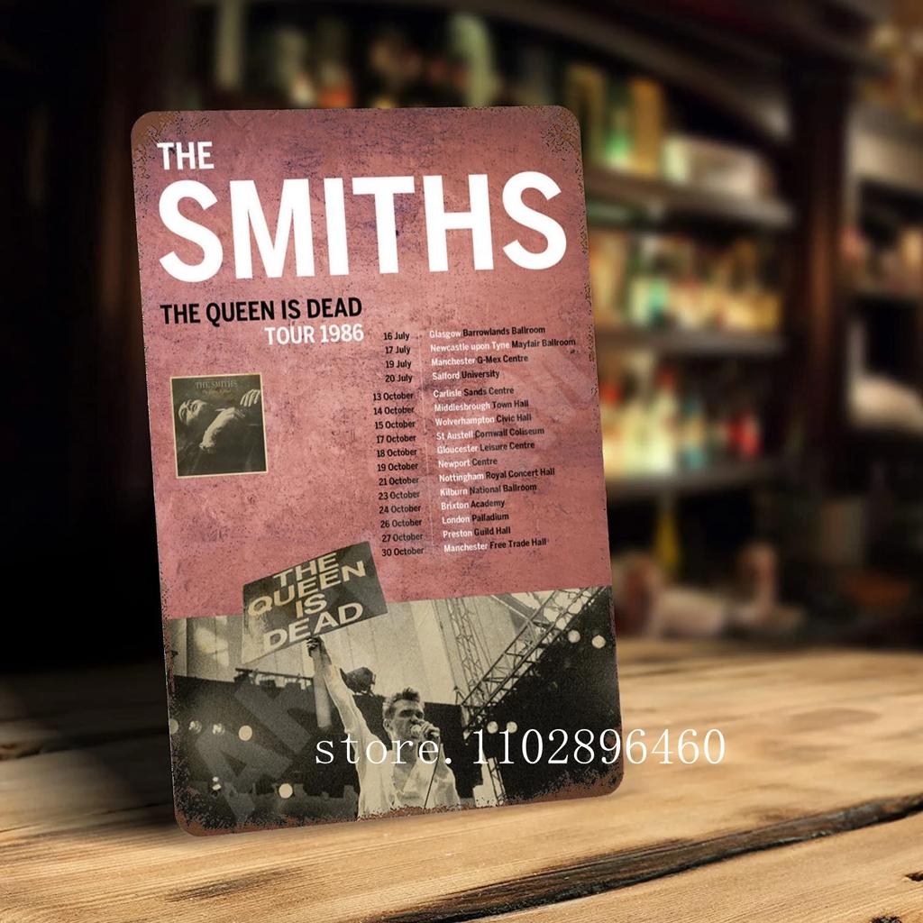 The smiths Metallschilder & Schilder Wanddeko Vintage Blechschilder Captain Metall Poster Deko für Bar Pub Club Wanddekoration