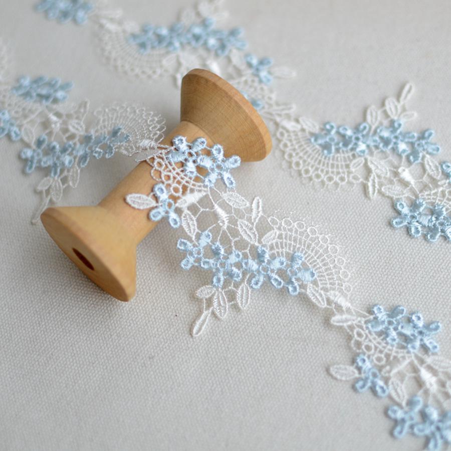 

1 Yard Blue Pink Color Lace Ribbon Hollow Out Embroidered Lace Trim Sewing Accessories рожевий