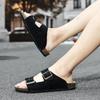 Outdoor All-match Sandals New Mens Slip On Slippers Fashion Classic Slippers for Men Comfortable Summer Male Cork Walking Shoes