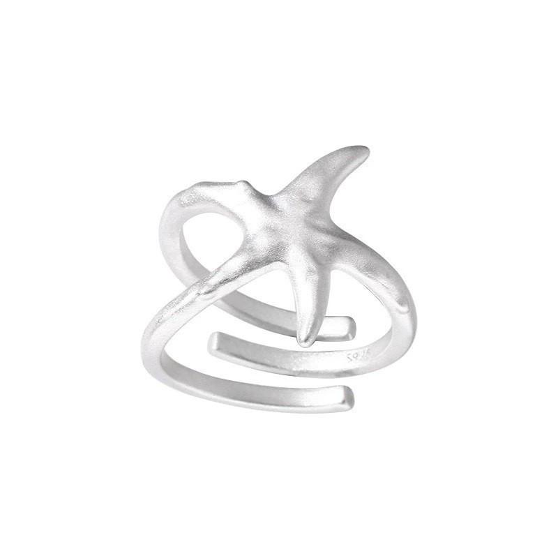 2026 Matte Metal Starfish Open Ring: Chic, Unique & Versatile Women's Fashion Jewelry