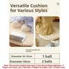 Handmade DIY Rainbow Adient Yarn Scarf  Tail Line Finger Knitting Cozy  Nest  Cuion Thi Ice Strip Yarn