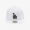 New Era Mlb La Dodgers Czapka Fitted Optic White