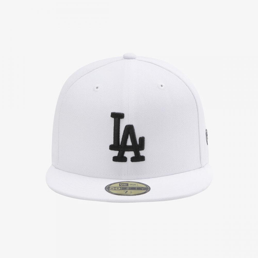 New Era Mlb La Dodgers Czapka Fitted Optic White