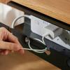 Under Desk Cable Management Cable Tray Under Desk With Clamp Power Strip Cord Holder No Drilling Sturdy Spacious Supplies